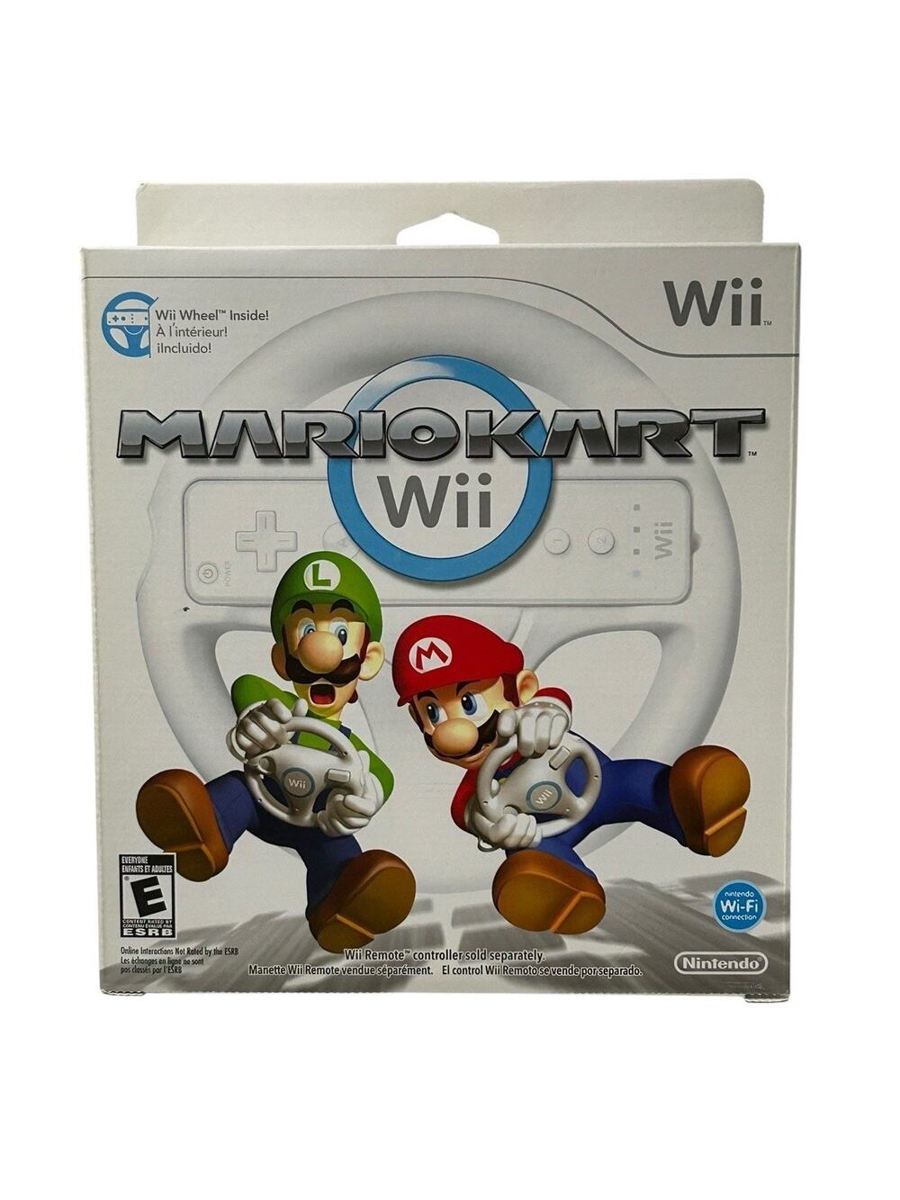 Mario Kart Nintendo Wii with Wheel - NEW BOX FACTORY SEALED (MINT BOX RARE FIND)